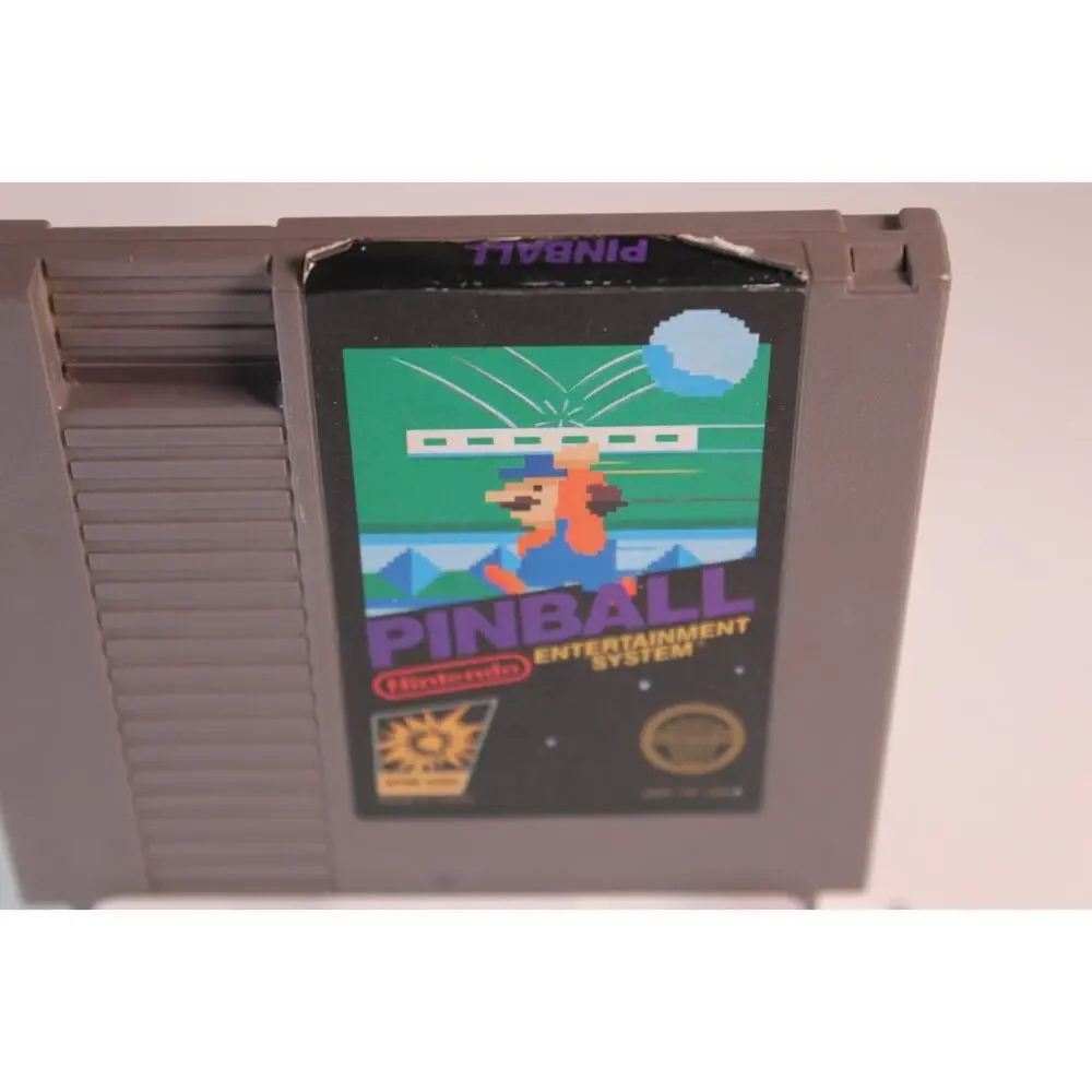Pinball (Nintendo Entertainment System, 1985) Authentic, game cart only, tested